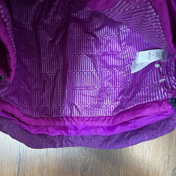 Columbia Womens Outer West Interchange Bright Plum Medium 3-in-1 Jacket SZ SM - Picture 6 of 8